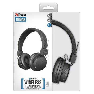 Наушники Trust Leva Wireless Over-Ear Mic Black (21754)