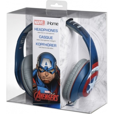 Наушники Ekids MARVEL, Captain America, Mic (VI-M40CA.11XV7)