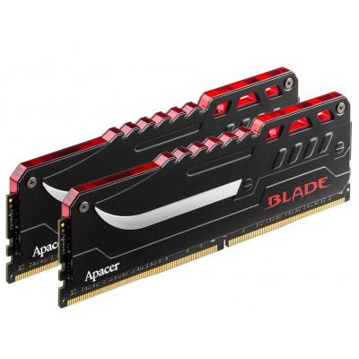 Модуль памяти для компьютера DDR4 32GB (2x16GB) 3000 MHz Blade Fire-Red Apacer (EK.32GAZ.GJDK2)