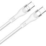 Дата кабель USB-C to USB-C 1.0m (PD Fast Charging 240W) 5А white ColorWay (CW-CBPDCC065-WT)