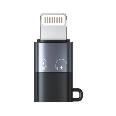 Перехідник USB-C F to Lightning M charger-audio XoKo (AC-029)