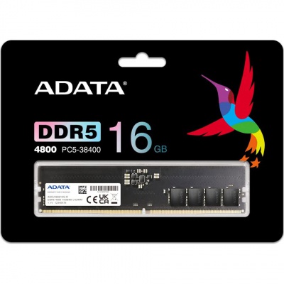 Модуль памяти для компьютера DDR5 16GB 4800 MHz ADATA (AD5U480016G-R)