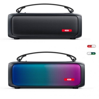 Акустична система XO F39 RGB AUX / USB (XO-F39-BK)