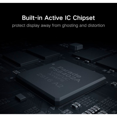 Кабель мультимедійний miniDisplayPort M to HDMI M 1.5m MD101 4K black UGREEN (20848)