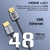 Кабель мультимедійний HDMI to HDMI 1.5m v2.1 grey Promate (primelink8k-150.grey)
