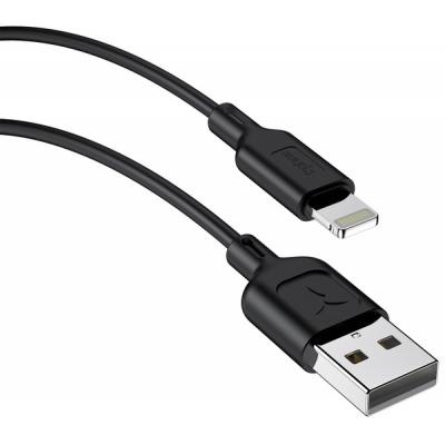 Дата кабель USB 2.0 AM to Lightning 1.0m Fast T-L829 Black T-Phox (T-L829 Black)