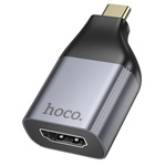 Перехідник USB-C to HDMI F gray HOCO (6942007645584)