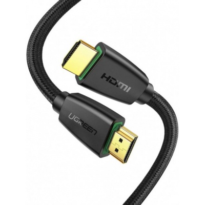 Кабель мультимедійний HDMI to HDMI 1.0m HD118 Nylon Braid (Black) Ugreen (40408)