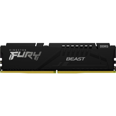 Модуль пам'яті для комп'ютера DDR5 64GB (2x32GB) 6000 MHz Beast Black XMP Kingston Fury (ex.HyperX) (KF560C40BBK2-64)