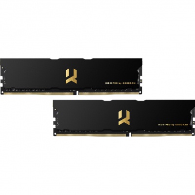 Модуль памяти для компьютера DDR4 32GB (2x16GB) 3600 MHz Iridium Pro Black Goodram (IRP-3600D4V64L17/32GDC)