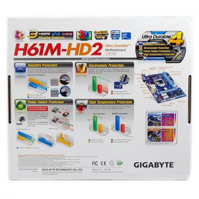 Материнская плата GIGABYTE GA-H61M-HD2