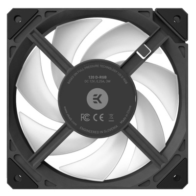 Кулер до корпусу Ekwb EK-Loop Fan FPT 120 D-RGB - Black (3831109897546)