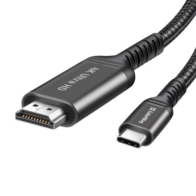 Кабель мультимедійний USB-C to HDMI M 2.0m 4K60Hz black ColorWay (CW-CBCHD077-BK)
