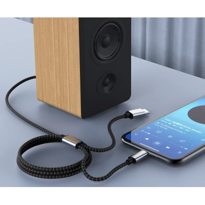 Кабель мультимедійний MH-232 AUX 3.5mm - USB Type-C - Lightning XoKo (XK-MH-232)