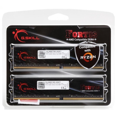 Модуль памяти для компьютера DDR4 32GB (2x16GB) 2400 MHz FORTIS G.Skill (F4-2400C16D-32GFT)