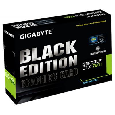 Видеокарта GIGABYTE GeForce GTX750 Ti 2048Mb WF2 BLACK EDITION (GV-N75TWF2BK-2GI)