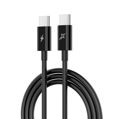 Дата кабель USB-C to USB-C 1.0m 60W CC-07B Black Grand-X (CC-07B)