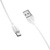 Дата кабель USB 2.0 AM to USB-C 1.0m 3A white BOROFONE (6931474701800)
