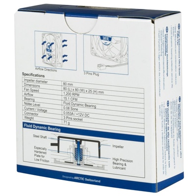 Кулер для корпуса Arctic F8 Silent (ACFAN00025A)