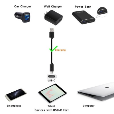 Дата кабель USB 2.0 AM to Type-C 1.0m Choetech (AC0002)