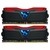 Модуль памяти для компьютера DDR4 16GB (2x8GB) 2400 MHz Super Luce Red GEIL (GLR416GB2400C15DC)