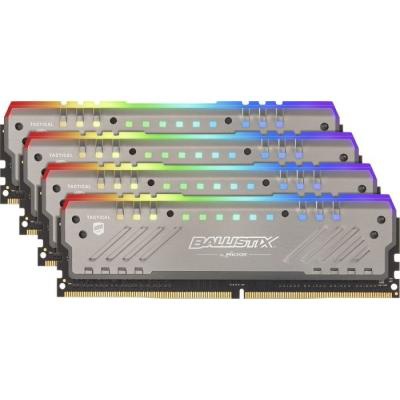 Модуль памяти для компьютера DDR4 32GB (4x8GB) 3200 MHz Ballistix Tactical Tracer RGB MICRON (BLT4K8G4D32AET4K)