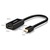 Перехідник Mini DisplayPort M to HDMI F 4K 30Hz black UGREEN (40360)