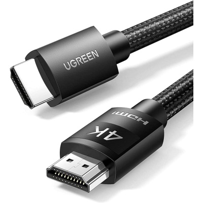 Кабель мультимедийный HDMI to HDMI 1.0m V2.0 Cafule 4K HD119 Ugreen (30999)