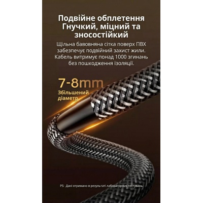 Кабель мультимедійний DisplayPort M to DisplayPort M 3.0m V1.4 8K60Hz black Ugreen (25906)