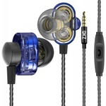 Наушники QKZ DM8 Mic Blue (F_53294)