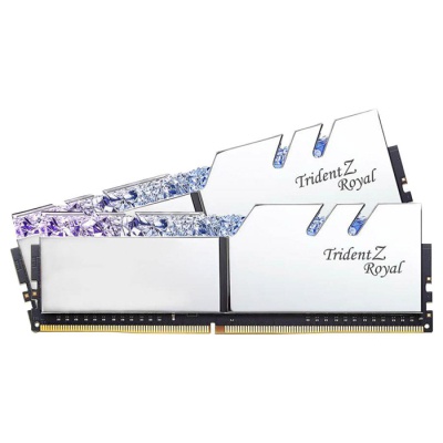 Модуль пам'яті для комп'ютера DDR4 64GB (2x32GB) 3600 MHz TridentZ RGB Royal Silver G.Skill (F4-3600C18D-64GTRS)