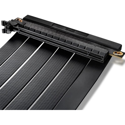Райзер PcCooler Vertical GPU RISER CABLE PCI-E BK 4.0 185мм PCI-E4.0X16 Чор (RC185 BK 4.0)