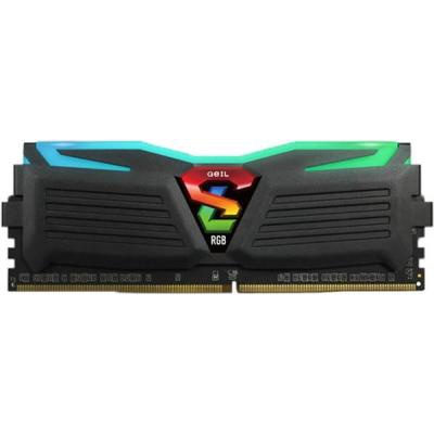 Модуль памяти для компьютера DDR4 16GB (2x8GB) 3200 MHz Super Luce Black RGB LED GEIL (GLC416GB3200C16ADC)