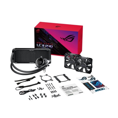 Система водяного охолодження ASUS ROG STRIX LC II 240 Intel LGA 1700, 1200, 115x, 2011, 2011-3, 2066 AMD AM4, TR4 (90RC00E0-M0UAY0)