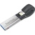 USB флеш накопитель SanDisk 256GB iXpand Mini USB 3.0 /Lightning (SDIX40N-256G-GN6NE)