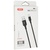 Дата кабель USB 2.0 AM to Micro 5P 1.0m 2.4A braided black XO (NB143-M1-BK)