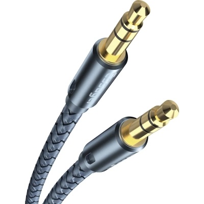 Кабель мультимедійний 3.5mm M to 3.5mm M 5.0m gray Essager (EYP35-DYD0G)
