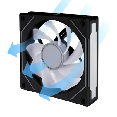 Кулер до корпусу Lian Li Reverse SL-INF 120mm Single black (G99.12RSLIN1B.00)