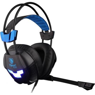 Наушники SADES Xpower Plus Black/Blue (SA706S-B-BL)