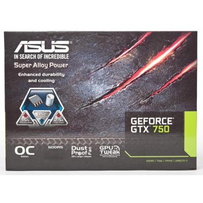 Видеокарта ASUS GeForce GTX750 1024Mb OC (GTX750-PHOC-1GD5)