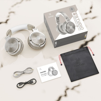 Навушники OneOdio Studio Pro C Bluetooth+3,5мм Silver (Pro C Silver)