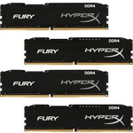 Модуль памяти для компьютера DDR4 16GB (4x4GB) 2133 MHz Fury Blac Kingston (HX421C14FBK4/16)