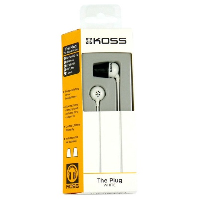 Навушники Koss The Plug White (194770.101)