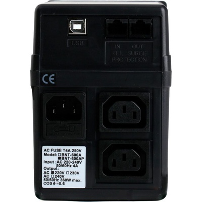 Пристрій безперебійного живлення BNT-600 AP, USB Powercom (BNT-600 AP USB)