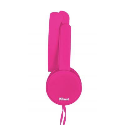 Наушники Trust Nano On-Ear Mic Pink (23102)