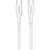 Дата кабель USB-C to USB-C 1.0m CC60SC10 60W Silicon White Canyon (CNS-CC60SC10W)