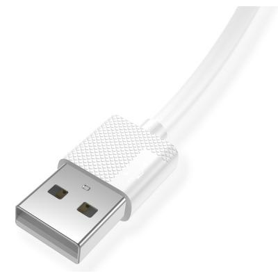 Дата кабель USB 2.0 AM to Lightning 0.3m Nets T-L801 White T-PHOX (T-L801(0.3) White)