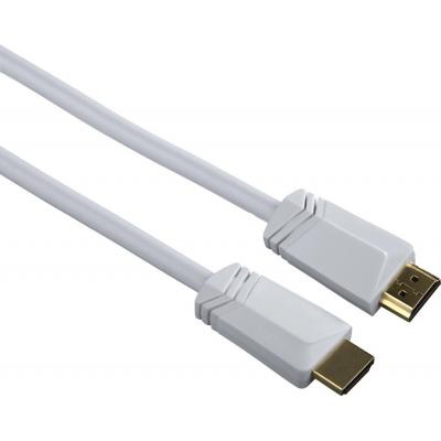 Кабель мультимедийный HDMI to HDMI 1.5m white HAMA (00122219)