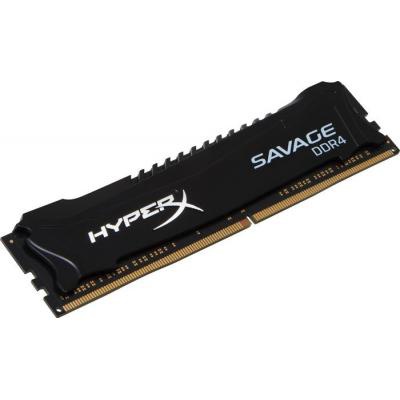 Модуль памяти DDR4 4GB 2400 MHz Savage Black Kingston (HX424C12SB/4)
