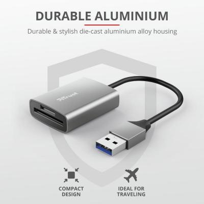 Зчитувач флеш-карт Trust DALYX FAST USB 3.2 ALUMINIUM (24135_TRUST)